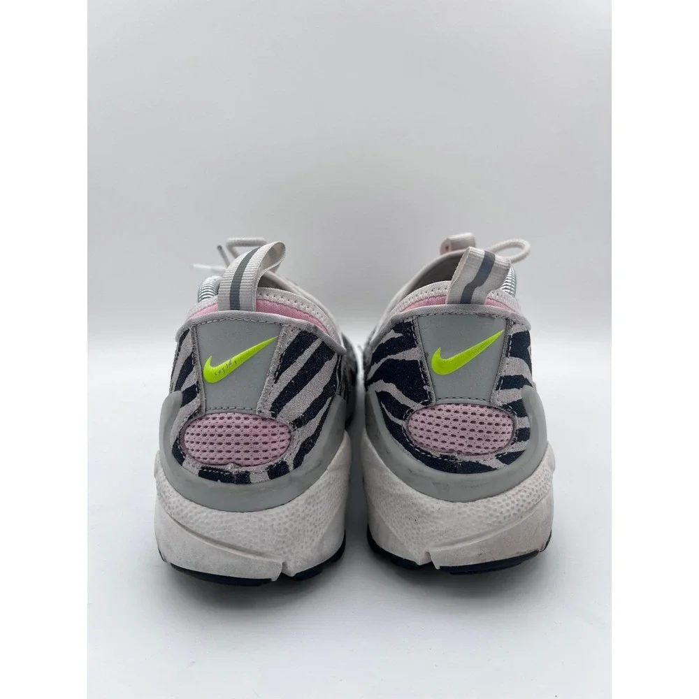 Nike Air Footscape NM Zebra Print Pink Neon Yellow CK3321-100 Mens‎ 11.5 W 13